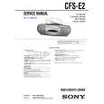 SONY CFSE2 Service Manual cover photo