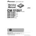 PIONEER GM-5100T/XU/CN Service Manual cover photo