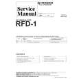 PIONEER RFD1 I Service Manual cover photo