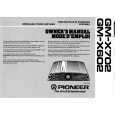 PIONEER GMX602 Owner's Manual cover photo