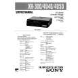 SONY XR300 Service Manual cover photo