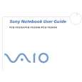 SONY PCG-FX203/K VAIO Owner's Manual cover photo