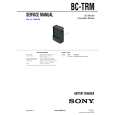 SONY BC-TRM Service Manual cover photo