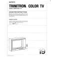 SONY KV-1992R Owner's Manual cover photo