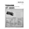 TOSHIBA RT8065 Service Manual cover photo