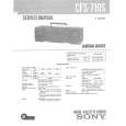 SONY CFS710S Service Manual cover photo