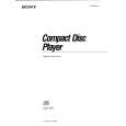 SONY CDP-597 Owner's Manual cover photo