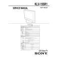 SONY KLV-15SR1 Service Manual cover photo