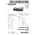 SONY CDXCA700 Service Manual cover photo