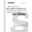 TOSHIBA SDV392SU Service Manual cover photo