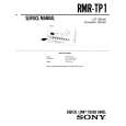 SONY RMRTP1 Service Manual cover photo