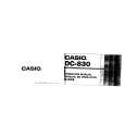 CASIO DC830 Owner's Manual cover photo