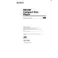 SONY CDX-C560 Owner's Manual cover photo