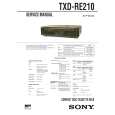 SONY TXD-RE210 Service Manual cover photo