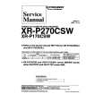 PIONEER XRP170CSW Service Manual cover photo