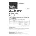 PIONEER A-115 Service Manual cover photo