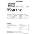 PIONEER DV-K102 Service Manual cover photo