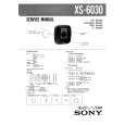 SONY XS6030 Service Manual cover photo