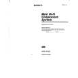 SONY MHC-RXD2 Owner's Manual cover photo