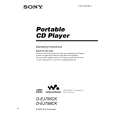 SONY DEJ756ck Owner's Manual cover photo