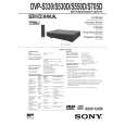 SONY DVPS330 Owner's Manual cover photo