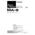 PIONEER MA-9 Service Manual cover photo