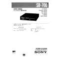 SONY SB700 Service Manual cover photo
