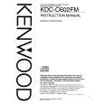 KENWOOD KDC-C602 Owner's Manual cover photo