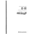 KENWOOD GE9X Owner's Manual cover photo
