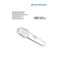 SENNHEISER MD 512 FE Owner's Manual cover photo