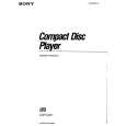 SONY CDP-C321 Owner's Manual cover photo