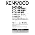 KENWOOD KDC-MP408U Owner's Manual cover photo