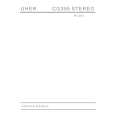 UHER CG355 Service Manual cover photo