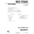 SONY MHCF250AV Service Manual cover photo