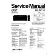 TECHNICS RSDC10 Service Manual cover photo