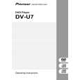 PIONEER DV-U7 Owner's Manual cover photo