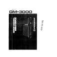 PIONEER GM3000 Owner's Manual cover photo