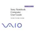 SONY PCGF807K Owner's Manual cover photo