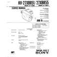 SONY KV27XBR50 Service Manual cover photo
