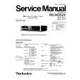 TECHNICS RSM253X Service Manual cover photo