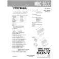 SONY MHC5500 Service Manual cover photo