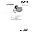 SONY IT-W20 Service Manual cover photo