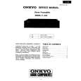 ONKYO P-304 Service Manual cover photo
