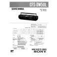 SONY CFSD50L Service Manual cover photo