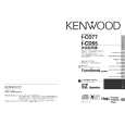KENWOOD F-CD55 Owner's Manual cover photo