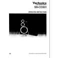 TECHNICS SBCD301 Owner's Manual cover photo