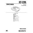 SONY ICFC295 Service Manual cover photo