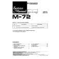 PIONEER M-72 Service Manual cover photo