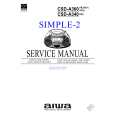 AIWA CSDA360 CSDA340 Service Manual cover photo