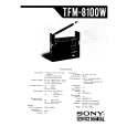 SONY TFM8100W Service Manual cover photo